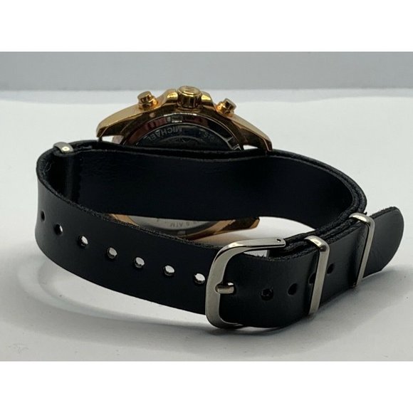 Michael Kors MK6066 Women Black Leather Analog Ros main image 10
